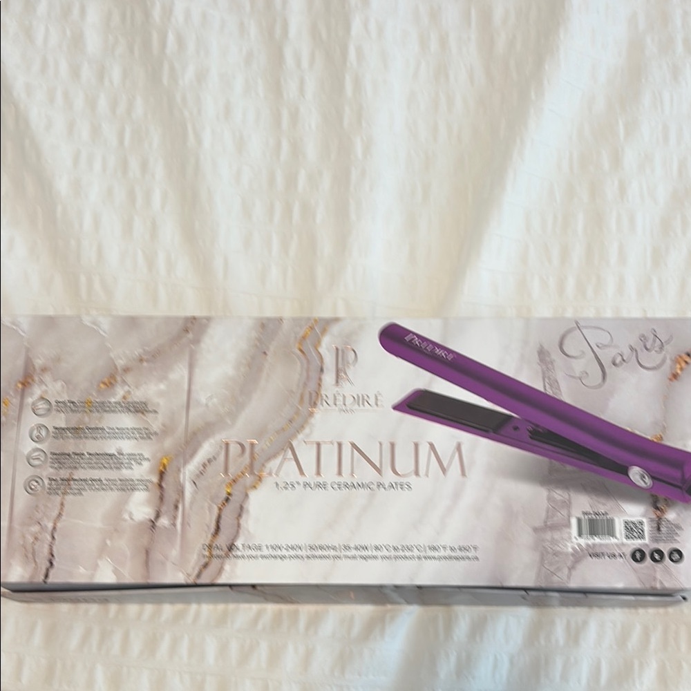 Prédire Paris platinum 1,25” hair straightener